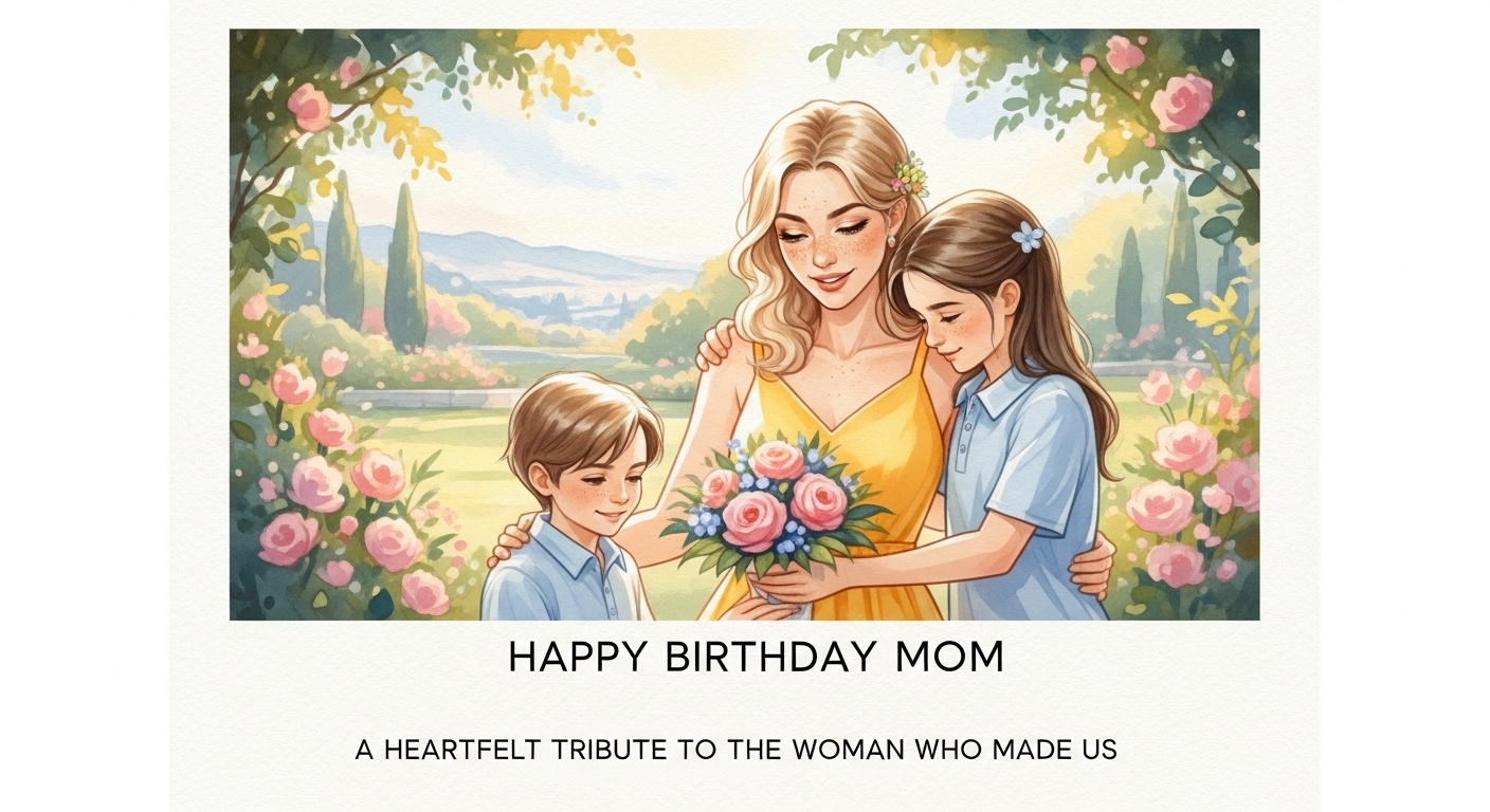 Happy Birthday Mom: A Heartfelt Tribute to the Woman Who Made Us