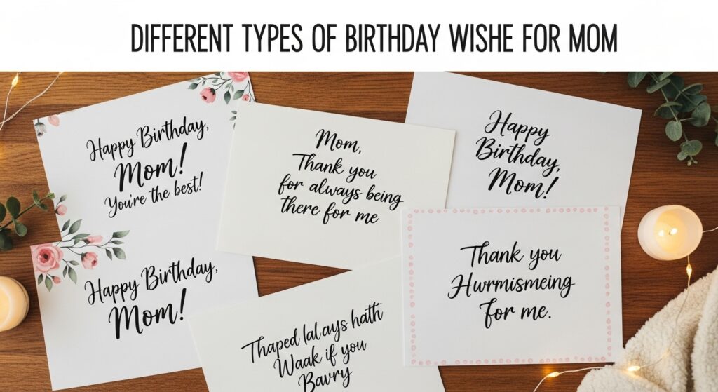Different Types of Birthday Wishes for Mom