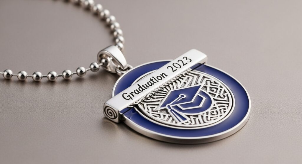 Customized graduation necklace as a graduation gift idea for her