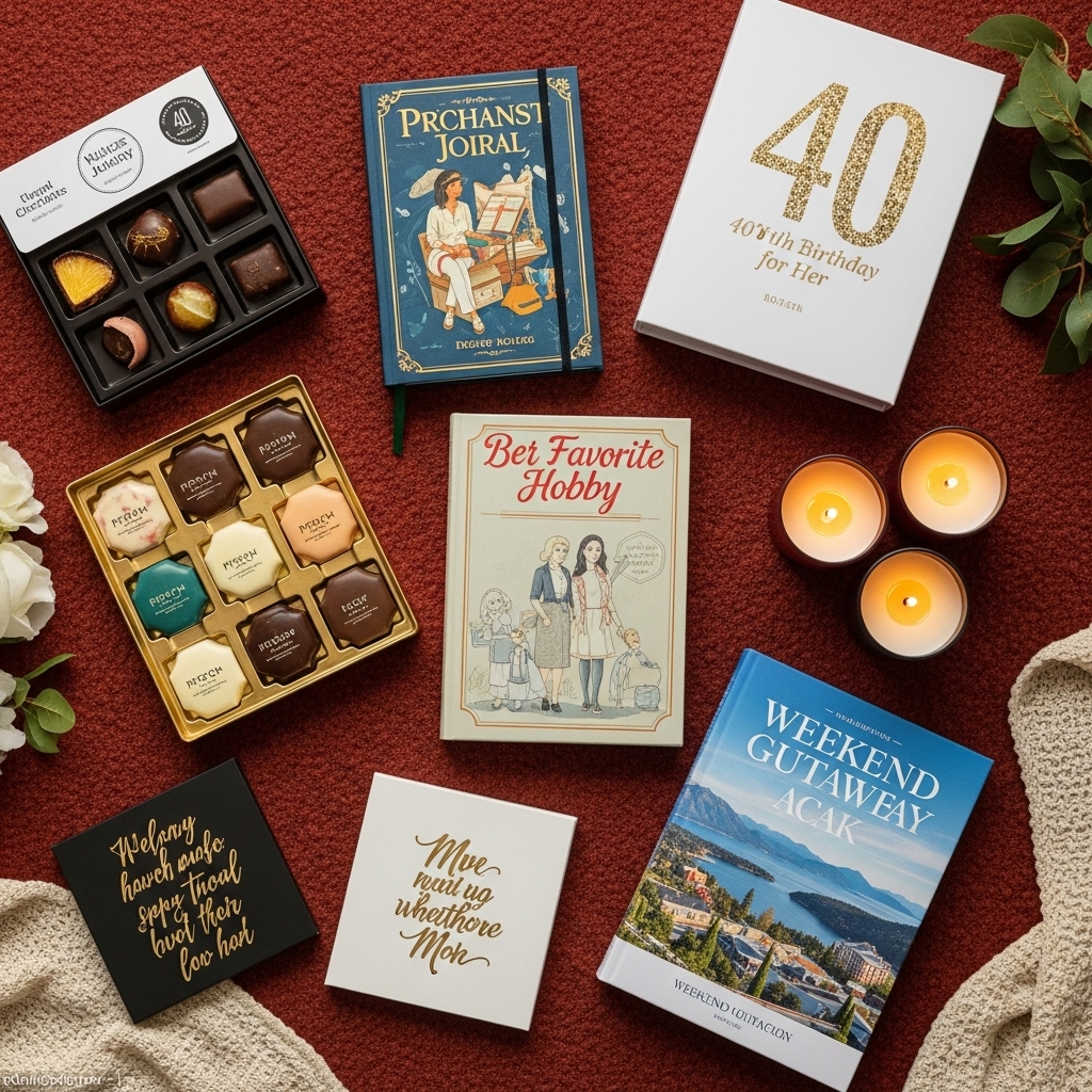 Stylish and Unique 40th Birthday Gifts for Her