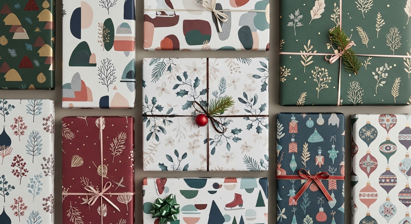 christmas wrapping paper