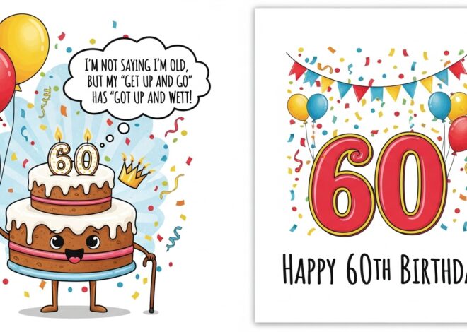 Creative and Funny 60th Birthday Wishes to Brighten the Day