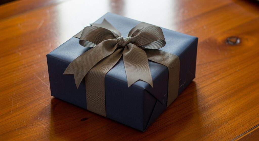 affordable gift for dad wrapped in stylish packaging)