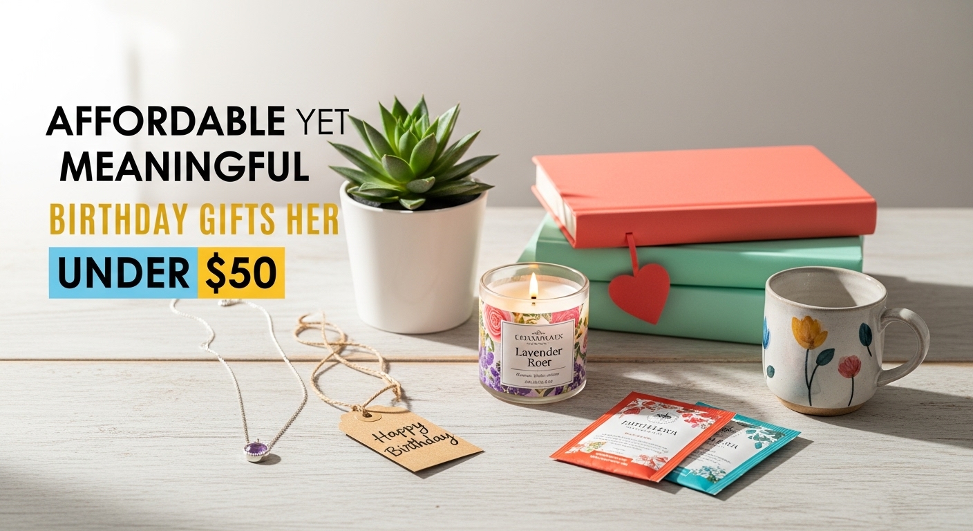 Affordable Yet Meaningful Birthday Gifts for Her Under $50