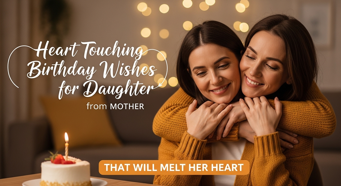 Heart Touching Birthday Wishes for Daughter from Mother That Will Melt Her Heart