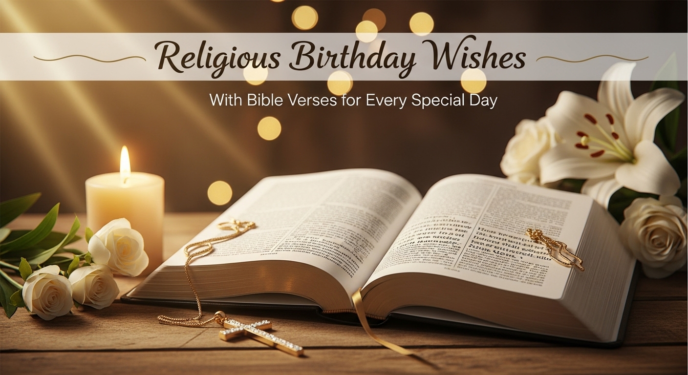 Religious Birthday Wishes with Bible Verses for Every Special Day